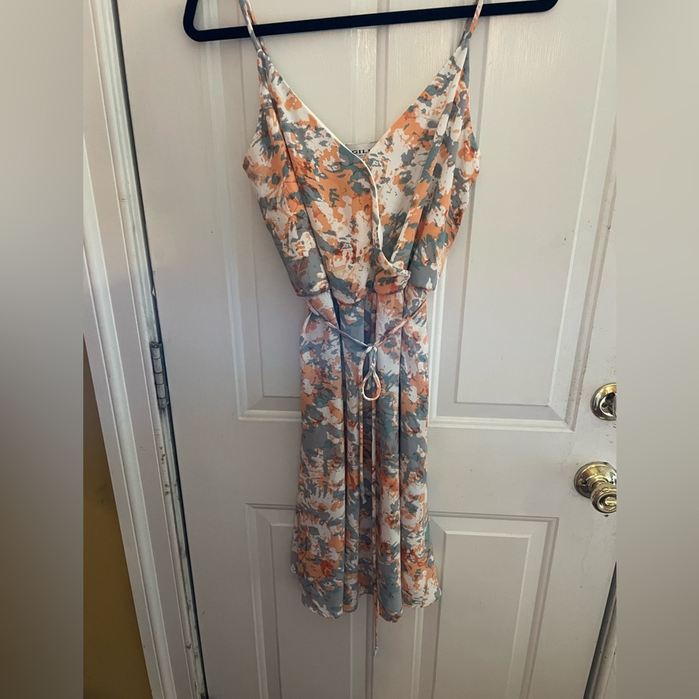 Gilli pastel floral spaghetti strap sundress size Small